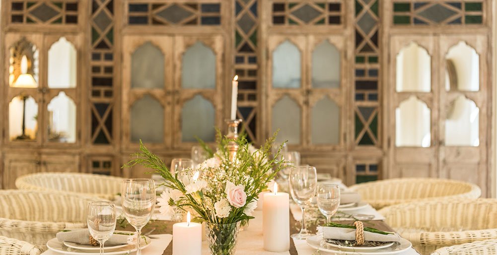Villa Branco - Dining table setting